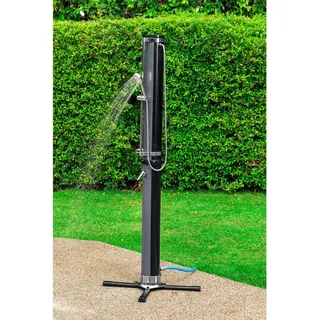 Bestway Solardusche 58696 , Schwarz , Metall, Kunststoff , 35 l , 62x218x62 cm , SGS-geprüft , Freizeit & Co, Pools & Wasserspass, Solarduschen