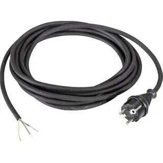 Müller Plastik Anschlussleitung H07RN-F 2x1 mm2 5m sw 1.Seite Konturenstecker