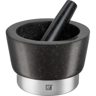 Zwilling Granit Mörser mit Stößel 15 cm Schwarz