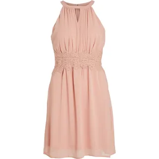 VILA VIMILINA HALTERNECK DRESS/SU - NOOS Misty Rose Misty Rose 36 - Rosa