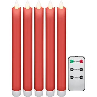 goobay LED Kerzen 5 St. rot