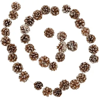 Atmosphera Createur d ́interieur Girlande Tannenzapfen 180 cm , Naturmaterialen , 180 cm , Dekoration, Weihnachtsdekoration, Dekoblumen