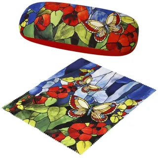 Brillenetui Louis Comfort Tiffany Schmetterlinge - Artis Orbis