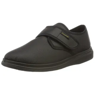 Fischer Markenschuh Fischer Herren Ortho Hohe Hausschuhe, Schwarz Schwarz 222, 48 EU X-Weit