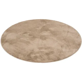 Pergamon Melia Hochflorteppich 200 x 200 cm Braun