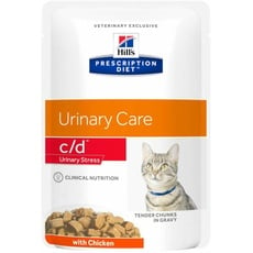 Bild von Prescription Diet Feline c/d Urinary Stress Huhn 12 x 85 g