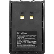 CoreParts Battery for Two-Way Radio (1600 mAh), Notebook Akku, Schwarz