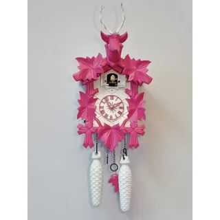 Engstler - 522/5/17_QM - Kuckucksuhr - Quarz - Nussbaum - mit Musik - 30 cm