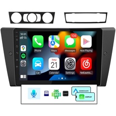 Eonon Android Autoradio für BMW E90 E91 E92 E93 (2005-2011) CarPlay/Android Auto 9"-HD-Touchscreen Android 10 Radio 8-Core 2GB+32GB GPS Lenkradsteuerung DSP AM/FM RDS Bluetooth 5.0 WiFi (Q65SE)