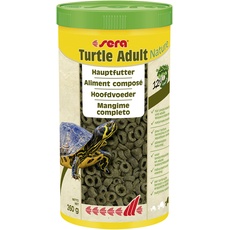 sera Turtle Adult Nature 1000ml - Futter für Landschildkröten und adulte Wasserschildkröten - aus nachhaltig produzierten Wasserlinsen, ohne Farb- & Konservierungsstoffe