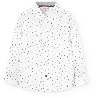 Boboli Poplin Printed Langarmhemd - Print - 6 Jahre