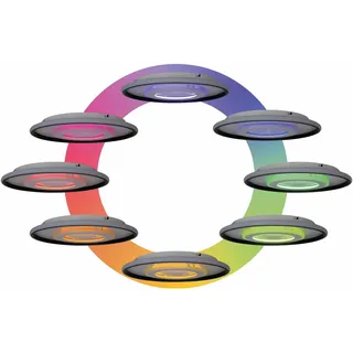 NÄVE LIVANA 1 LED rund schwarz/weiß