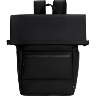 Tommy Hilfiger TH TPU ROLLTOP BACKPACK Schwarz