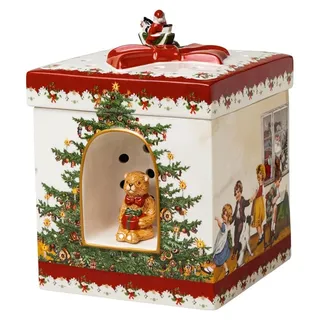 Villeroy & Boch Christmas Toys Paket eckig 17 x 17 x 21,5 cm Porzellan Mehrfarbig
