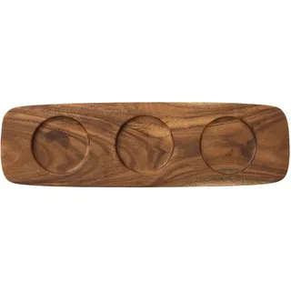 Villeroy & Boch Tablett, Holz, Braun