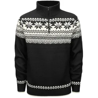 Brandit Textil Brandit Troyer Norweger Strickpullover schwarz, Größe: 5XL