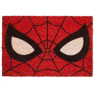 Grupo Erik Kokosmatte Fußmatte Marvel Spiderman Eyes - Schmutzfangmatte 40x60 cm - Fussmatte Lustig - Türmatte Innen