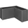 Belvedere MAXI 152 x 152 x 77 cm Dunkelgrau-metallic