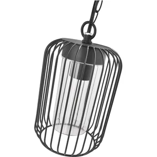 EMOS Außen-Pendelleuchte SALVIA für Haus und Garten, wasserdichte Hängelampe für E27-Birne max. 15 W, aus Stahl zur Deckenmontage,