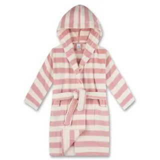 Sanetta Mädchen-Bademantel rosa gestreift | Hochwertiger und kuscheliger Bademantel aus einem Baumwoll-Mix für Mädchen. Bademantel für Mädchen