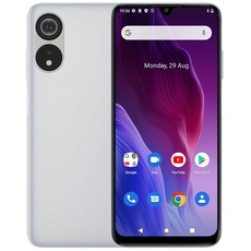 CUBOT P60-6,5" HD+ Smartphone, 6 GB und 128 GB, 20 MP Kamera, 5000 mAh Akku, Android 12, Octa-Core-Prozessor, weiße Farbe