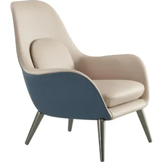 Ledersessel Couch Polster Lounge Club Fernseh Stuhl Wohnzimmer möbel Luxus neu - Beige