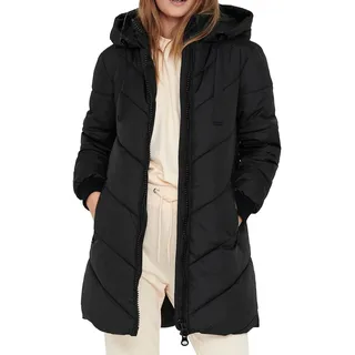 JDY Damen Jdyskylar Padded Hood Jacket Otw Noos, Schwarz, S