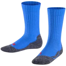 FALKE Active Warm Kinder Socken, 23-26, Blau, Uni, Wolle