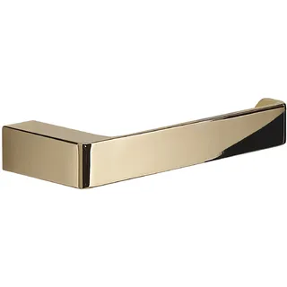 Gedy PIRENEI Toilettenpapierhalter für Badezimmer, Gold, Messing, PVD-Behandlung, 16,6 x 6,6 x 2,6 cm