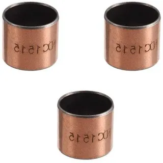 Allecto plus – Gleitlager, Bohrung 16 mm, Außendurchmesser 18 mm, Länge 30 mm – Ölfreie Buchse 15 × 17 × 15 mm – 3er-Pack