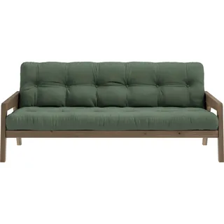 Karup Schlafsofa Baumwolle/Polyester 2-Sitzer Grün