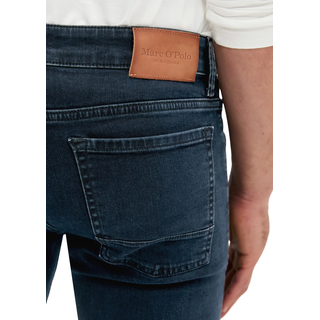 5-Pocket-Jeans MARC O'POLO "SJÖBO shaped", Herren, Gr. 32, Länge 30, blau (blau schwarz), Denim/Jeans, Obermaterial: 99% Baumwolle, 1% Elasthan, Jeans 5-Pocket-Jeans