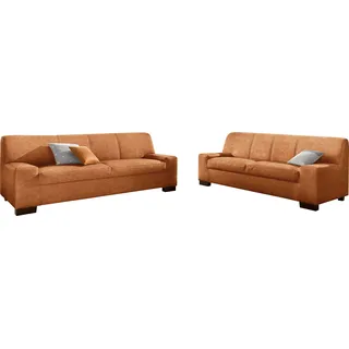 DOMO collection »Norma kubisch und zeitlos« Set, 2- und 3-Sitzer,