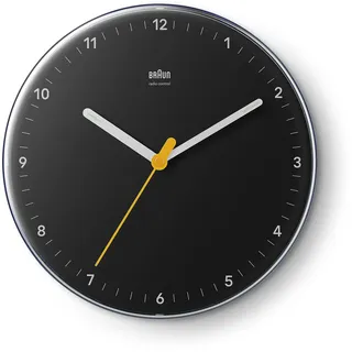 Braun Klassische Funk-Wanduhr 23,0 cm BC26B-DCF Schwarz