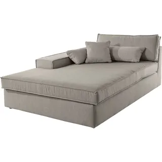 OTTO home Ottomane Enid Baumwollmix 130 x 75 cm Beige