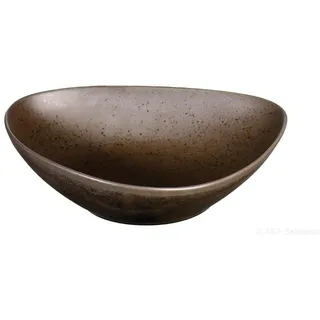 ASA CUBAMARO Salatteller Durchmesser 21,5 cm, Höhe 6 cm, braun