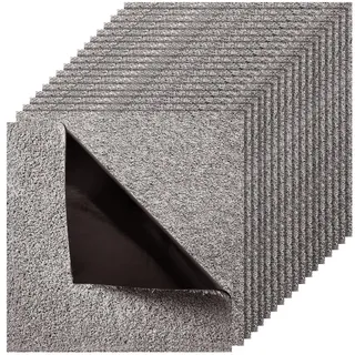 Vevor Teppichfliesen Teppichboden 457,2 x 457,2 cm Dunkelbraun