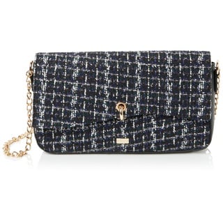 NALLY Women's Abendtasche Damen Clutch, SCHWARZ