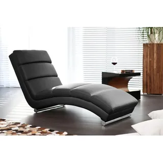 SalesFever Relaxsessel Komfortabler Loungesessel 62 x 82 x 176 cm Schwarz