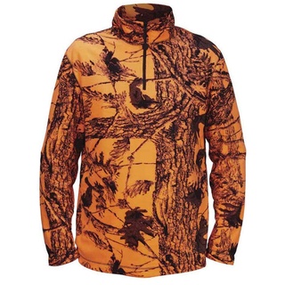 Gamo Outdoor Herren Benasque Camo Visibility XXL Fleece, Orange, 2XL