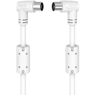 Hama Antennen-Kabel Koax-Stecker - Koax-Kupplung 5 m Blau