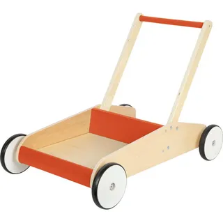 small foot Lauflernwagen , Multicolor , Holz, Metall, Kunststoff , 62x46x41 cm , Hinterrad mit Gummierung , Spielzeug, Babyspielzeug, Lauflernwagen