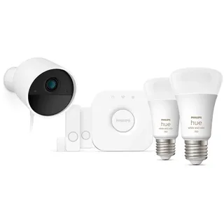 Philips Hue Kamera-Set Secure 1 St. Blau/Weiß