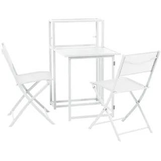 Svita Balkon-Set klappbar weiß