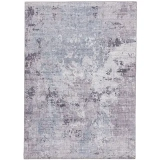 Kunstloft Teppich Laury Grau 80x150 cm , Textil , Abstrakt , Rechteckig , 80x1 cm , Gots , waschbar , Teppiche und Böden, Teppiche