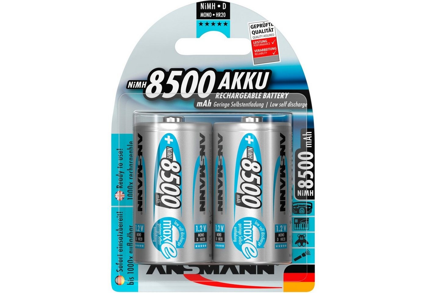 Bild von maxE 8500mAh NiMH Akku