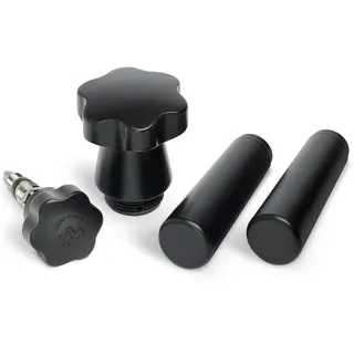 LA PAVONI 4-tlg. Echtholz-Set, Schwarz (LPAHANLBL01)
