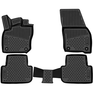 Element Passgenaue Premium Antirutsch Gummi Fußmatten - Audi Q3,