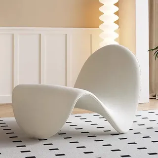 360Home Fauler-Sessel Einzelsessel sofa Einzelstuhl Lounge-Sessel Liegestuhl Einzelmodell Beige - Beige