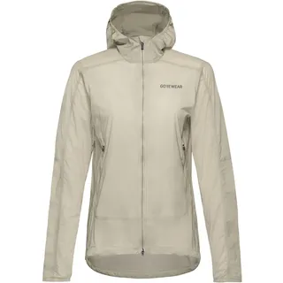 GORE WEAR FERNFLOW Windbreaker mit Kapuze Damen, Tech Beige, XS